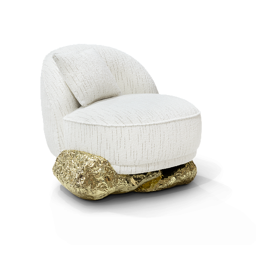 Fauteuil Angora Blanc
