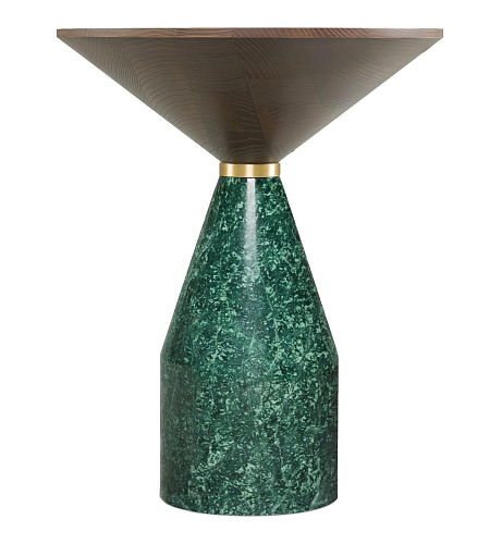 Table d'appoint Cino en marbre vert