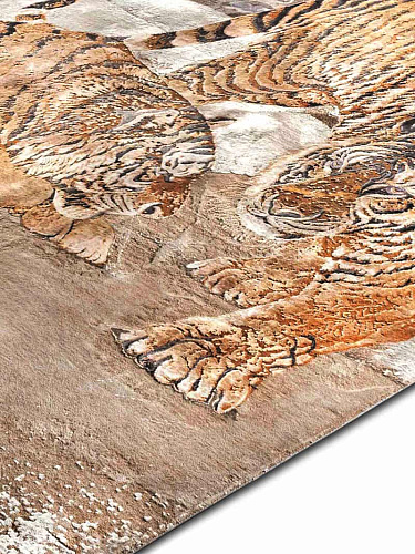 Tapis tissé main Tigre