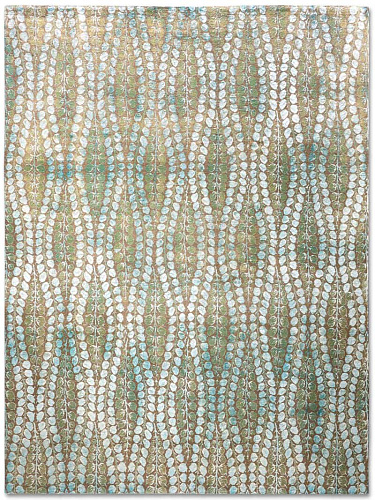 Tapis tissé main Bleu Électrique