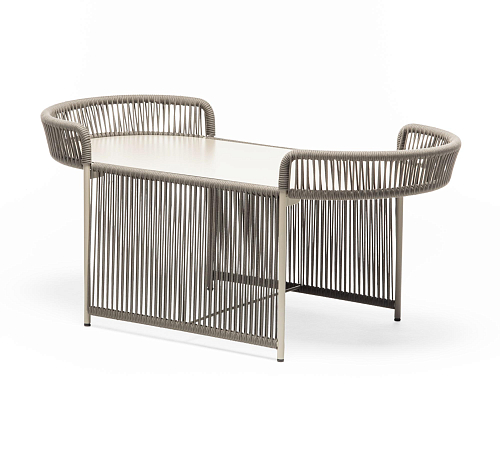 Table Basse de Jardin Ovale Sable Altana OV