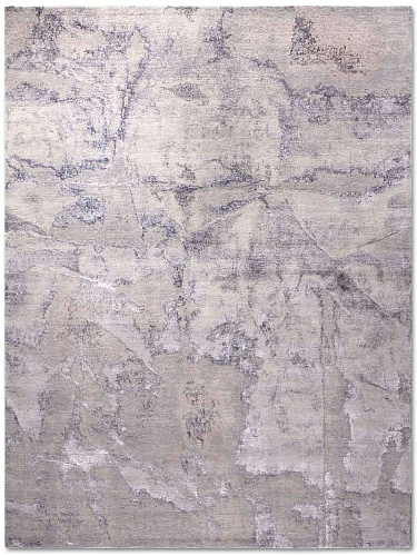 Tapis noué main Gris Luxe
