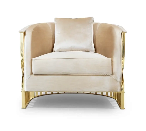 Fauteuil Mandy Laiton Poli