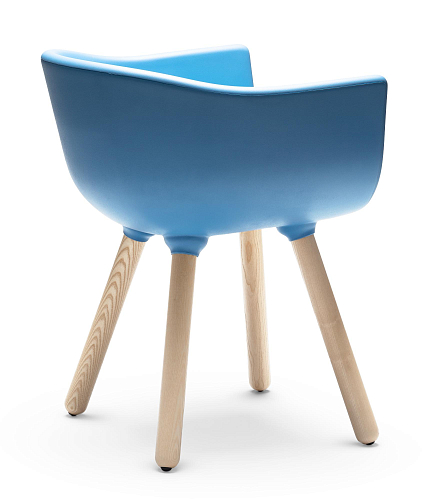 Chaise Tulip S Bleue