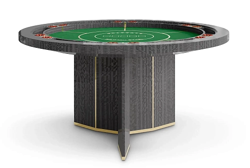Table de Poker Elite Grise