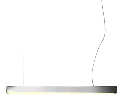Suspension Barre LED en Nickel Poli