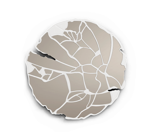 Miroir Ivoire Artisan