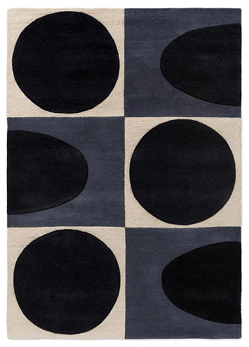 Spot Square Blue / Navy Tapis
