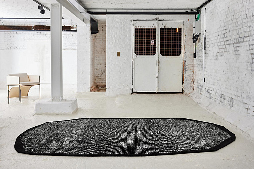 Tapis Cocoon 2 noir & blanc