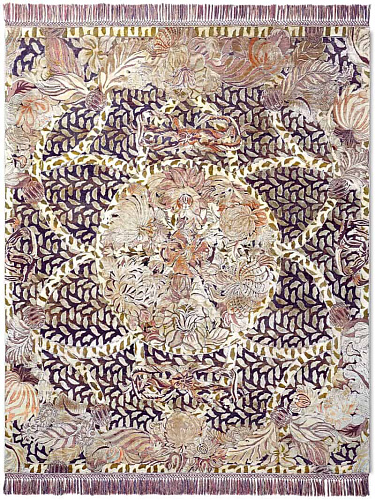 Tapis Aubusson No. 01 Original sur Violet Foncé