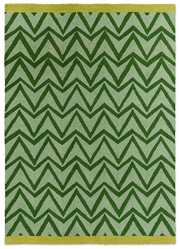 Tapis Dhurrie Vert Extérieur