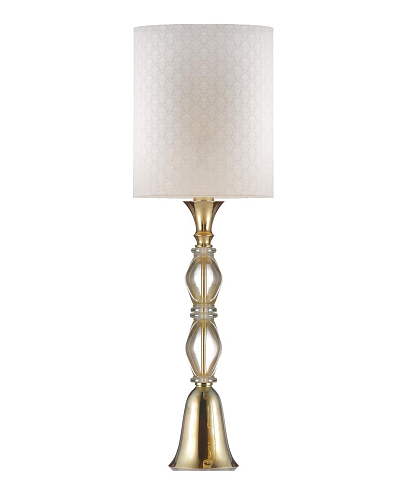 Lampe de Table en Verre de Murano Doré