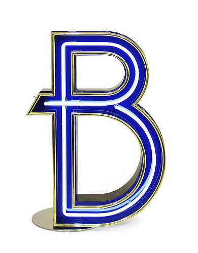 Lettre Lumineuse Bold B