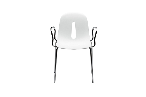 Chaise Gotham P Noir et Blanc (Lot de 2)