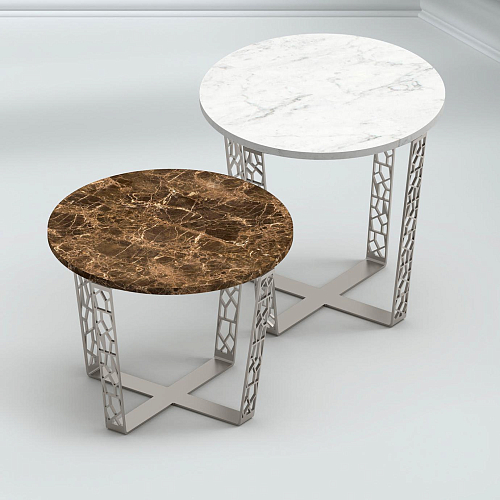 Table Basse Arabesque en Marbre