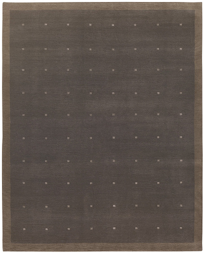 Tapis Bordure Symbole Gris