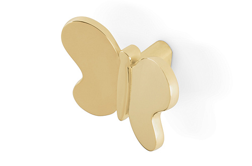 Poignée Shiny Gold Butterfly
