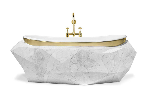 Baignoire Gemstone en Fausse Marbre