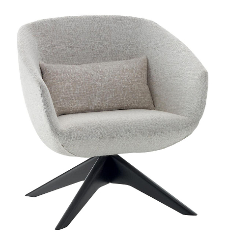 Fauteuil pivotant Mya Gris