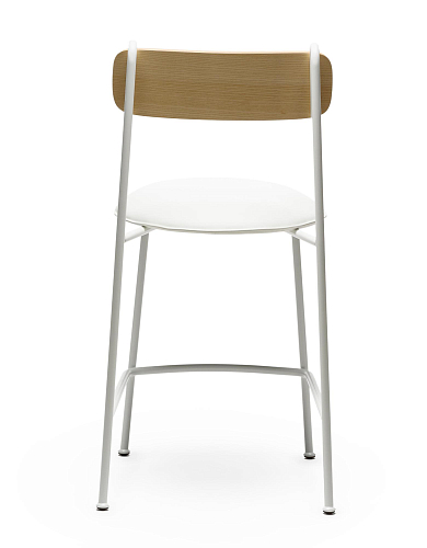 Chaise de Bar Lena SG-65 Frêne Blanc