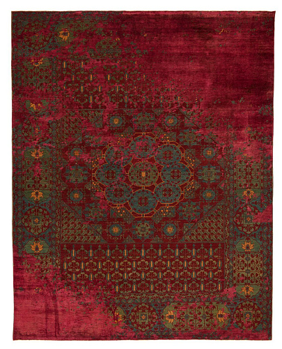 Tapis Mamluk Kensington Raved Rouge