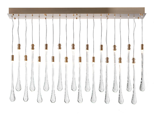 Lustre Gouttes en Verre de Murano
