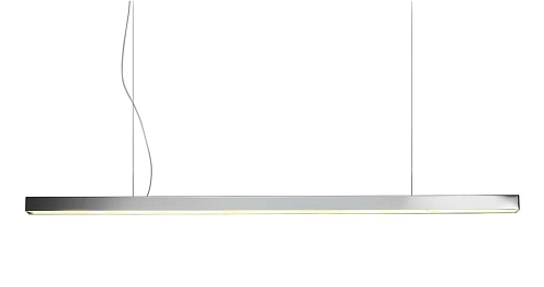 Lustre Rectangulaire LED en Nickel Poli