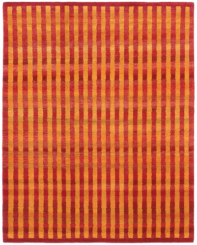 Tapis Gama Rayures Verticales Orange
