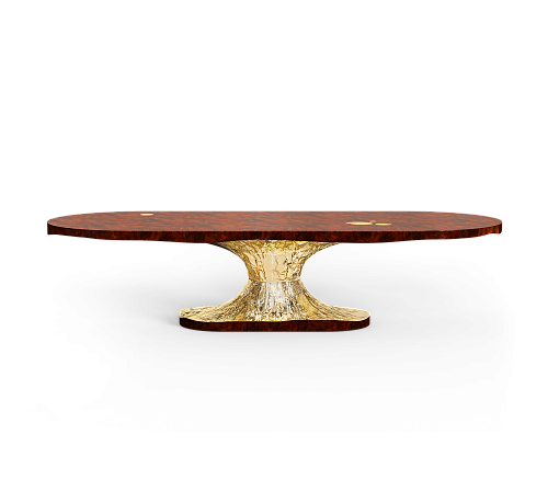 Table à Manger Ovale Luxe Évolution