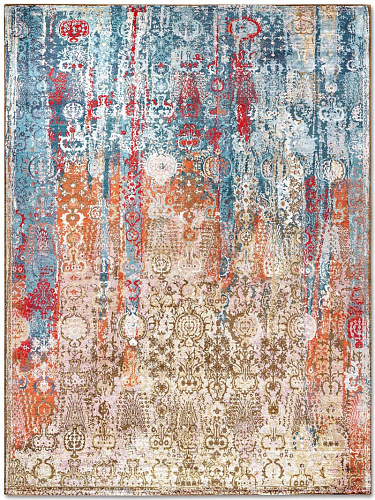 Tapis noué main Woods