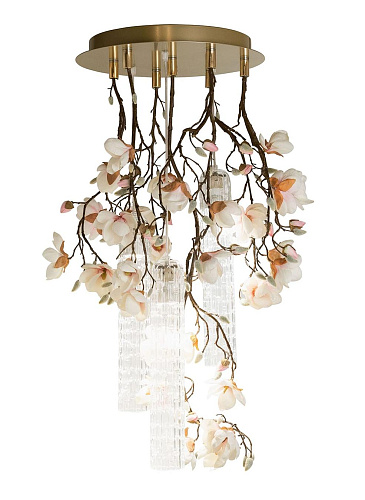 Petit lustre blanc Magnolia
