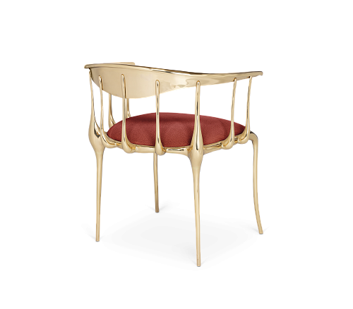 Chaise Luxe Bordeaux