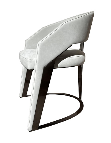 Chaise de salle à manger galbée Wally