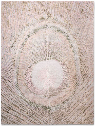 Tapis de luxe fait main Plumes