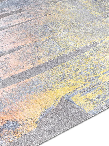 Tapis tissé main Soleil Pastel