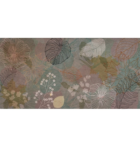 Papier peint Fleurs d'automne