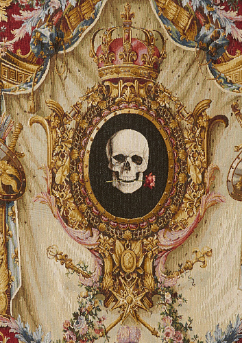 Tapisserie Blason et Crâne
