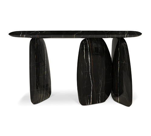 Console Sculpturale Noire