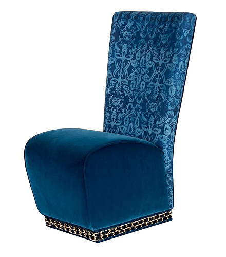 Chaise Genova bleue