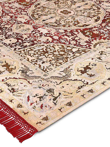Tapis noué main de luxe Or
