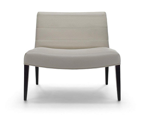 Fauteuil Lounge Matelassé à Rayures Black & More