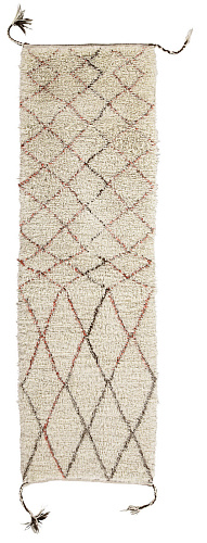Tapis Zigzag Rouge Noir