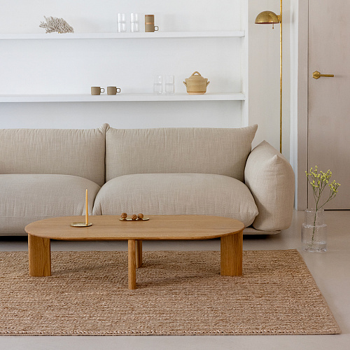 Tapis Artisan Tresse Naturel