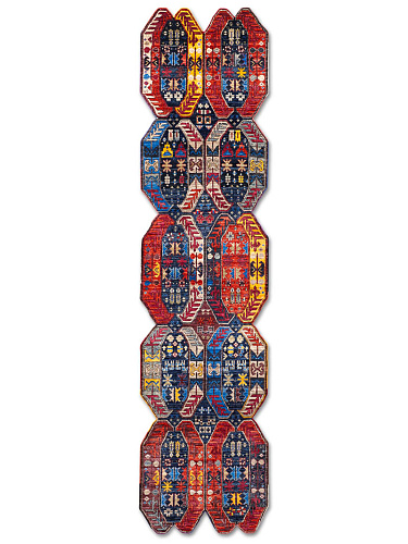 Tapis fait main de luxe Multiforme