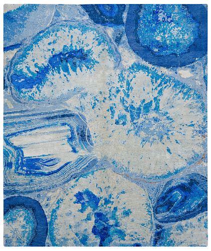 Tapis Agate Bleu