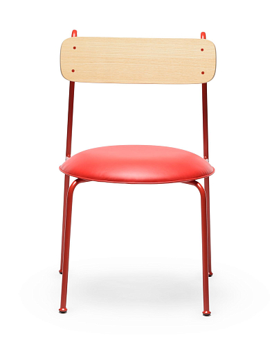 Chaise Lena Frêne Rouge