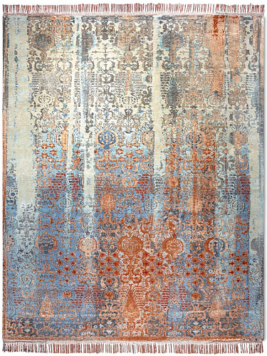Tapis noué main Woods