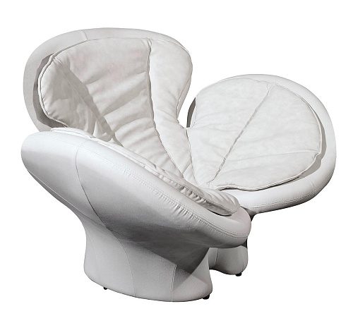 Fauteuil lounge Pansé blanc