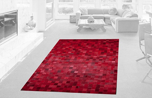 Tapis Mosaïque Rouge