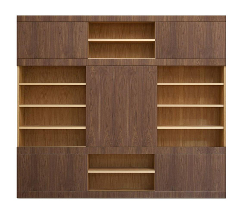 Bibliothèque en bois Maschera